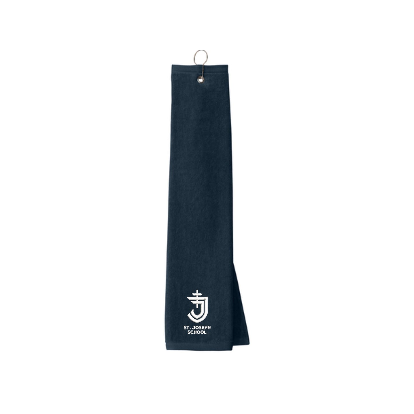 Embroidered SJS Shield Tri-Fold Golf Towel | SJS E00