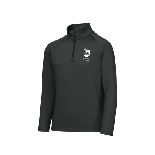 Youth and Adult  St. Joseph School Logo Athletic Quarter Zip  | SJS DTF 00 | SJS UNIFORM APPROVED