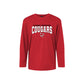 Printed Varsity CCS Cougars Long Sleeve Performance Tee | CCSDTF27
