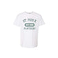 White t-shirt with 'St. Pius X Panthers' text on a white background