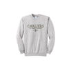 Gray sweatshirt with 'Cavaliers St. Joseph School 1916' text on a white background