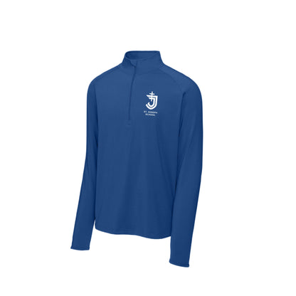 Adult St. Joseph School Stretch 1/4-Zip Pullover | SJSE00