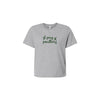 Gray t-shirt with 'st. pius x panthers' text on a white background