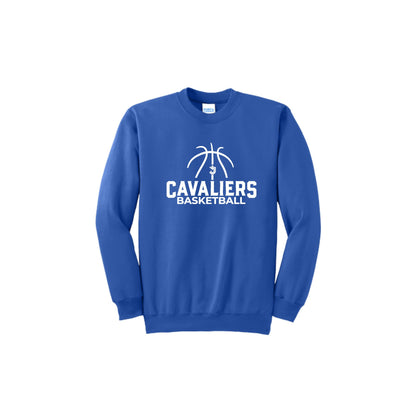 SJS Cavaliers Basketball Crewneck Sweatshirt | Adult and Youth | SJS DTF 15