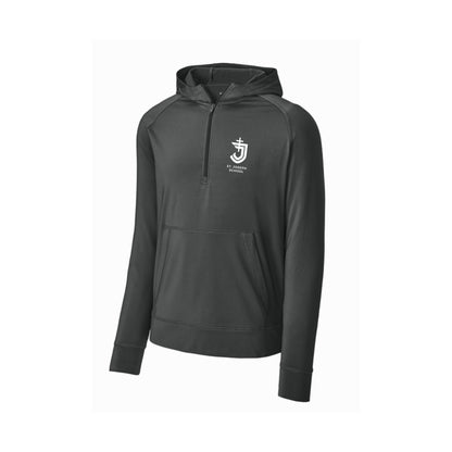 Adult St. Joseph School Stretch 1/2-Zip Hoodie | SJSE00