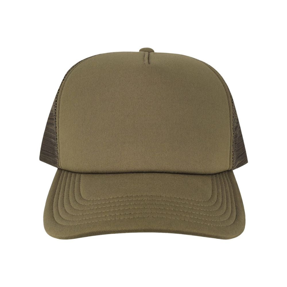 Brown trucker hat