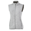 light grey knit fleece vest