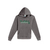 Gray hoodie with 'St. Pius X Panthers' text and paw print on a white background