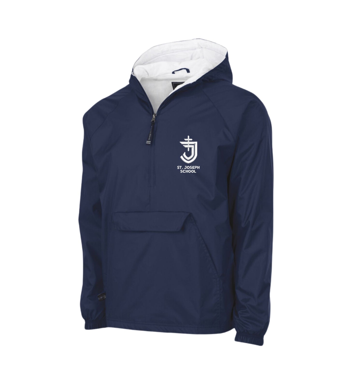 Youth St. Joseph School Logo Embroidered Water Resistant Quarter Zip  | SJSE24