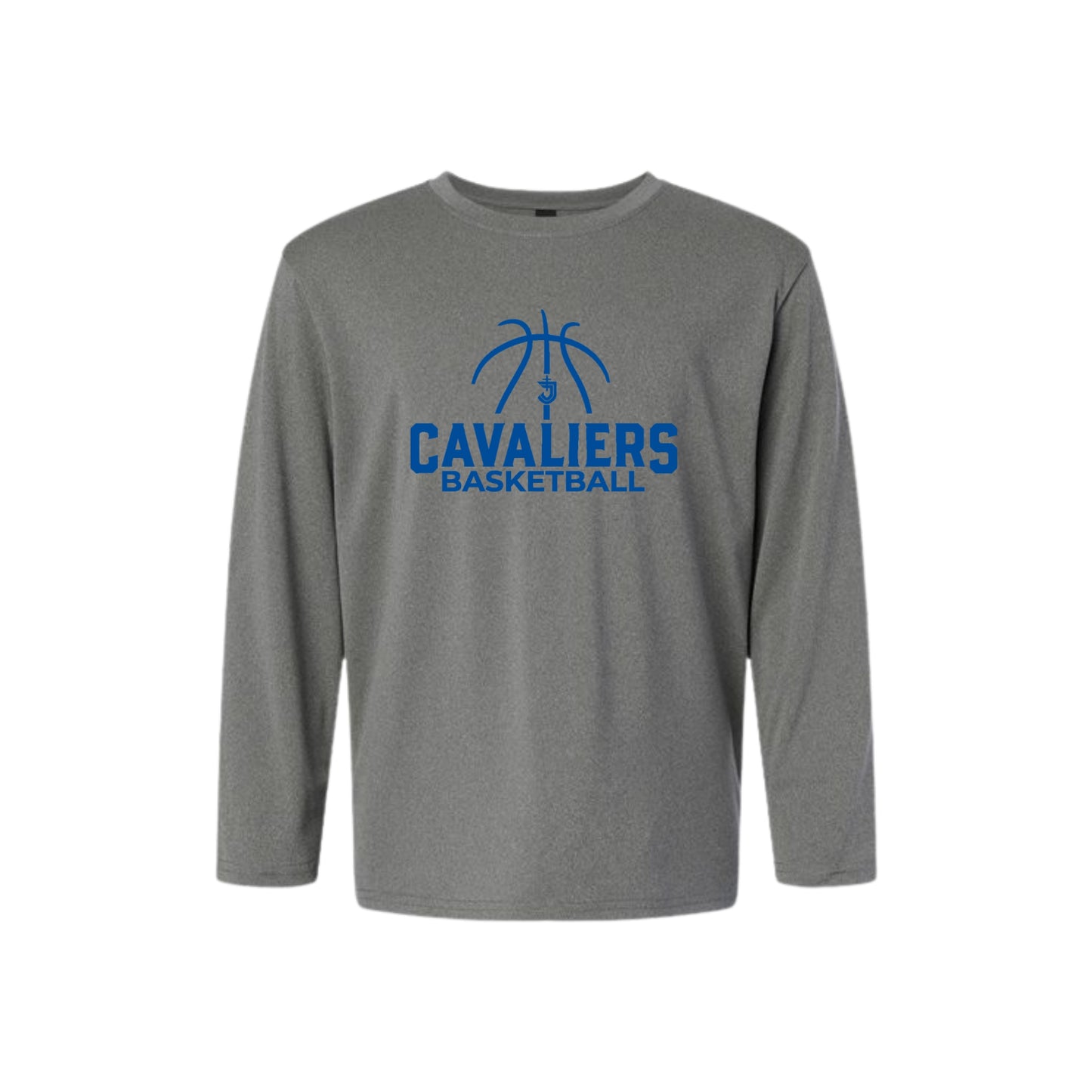 Adult and Youth SJS Cavaliers Basketball Performance Long Sleeve Shirt | SJS DTF 15