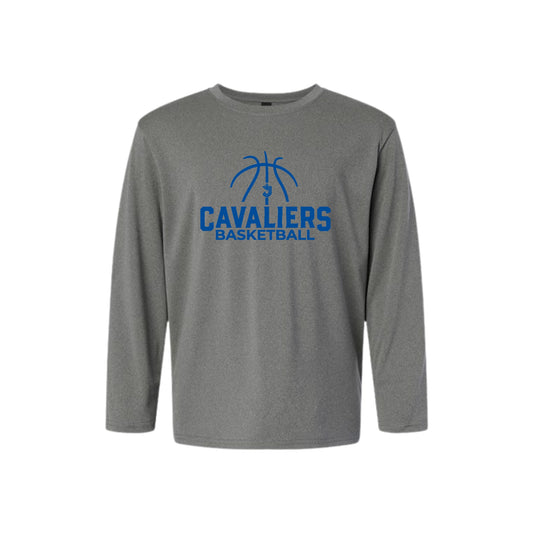 Adult and Youth SJS Cavaliers Basketball Performance Long Sleeve Shirt | SJS DTF 15