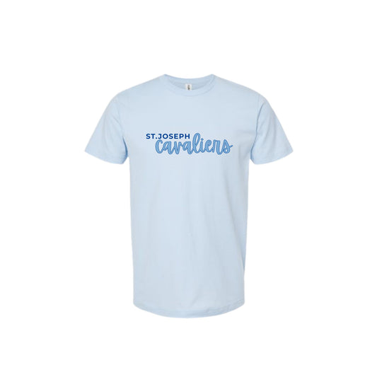 St. Joseph Cavaliers Script T-Shirt  | Adult and Youth Fit | SJS DTF31