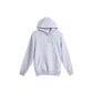 Gray hoodie on a white background
