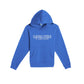 Blue hoodie with 'CAVALIERS St. Joseph School' text on a white background
