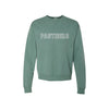 Embroidered Stitched Block Panthers Unisex Garment-Dyed Crewneck Pullover | SPX EG