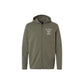 Pine Green jacket with 'St. Pius X' logo  embroidered on the left chest in white thread