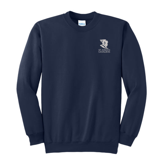 ST. JOSEPH SCHOOL Cavaliers Logo Embroidered Adult Sweatshirt | SJSE25