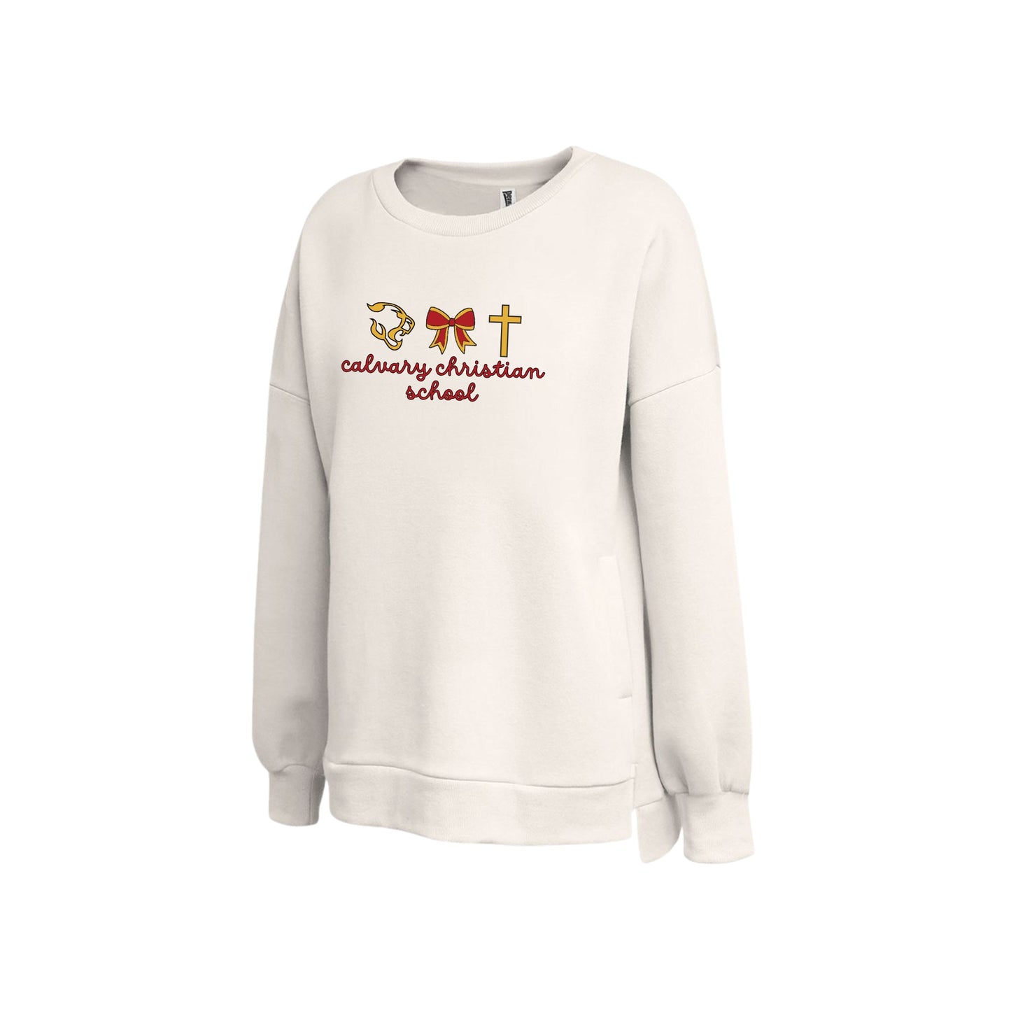 Printed CCS Coquette Icon Ladies Droptail Crew | CCSDTF30