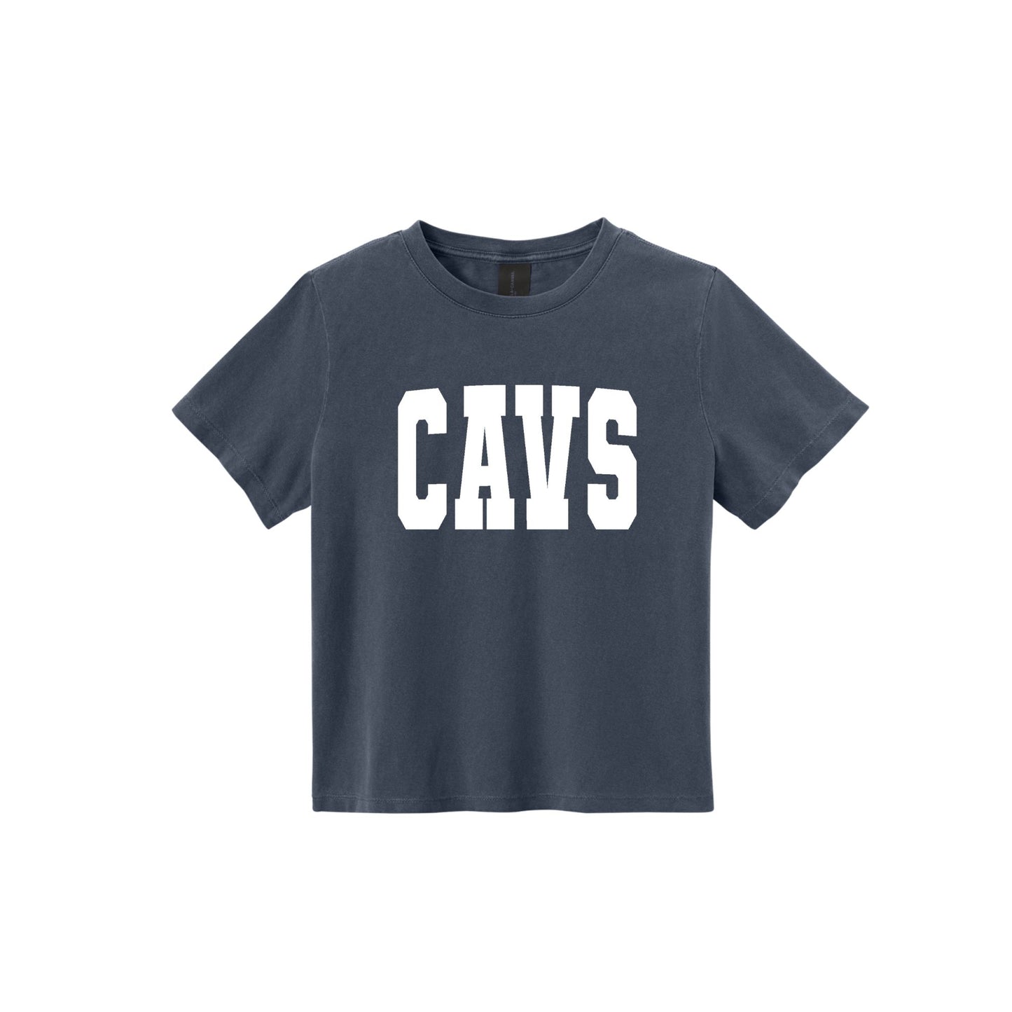 CAVS Ladies Boxy Printed T-Shirt | SJS DTF F26-1
