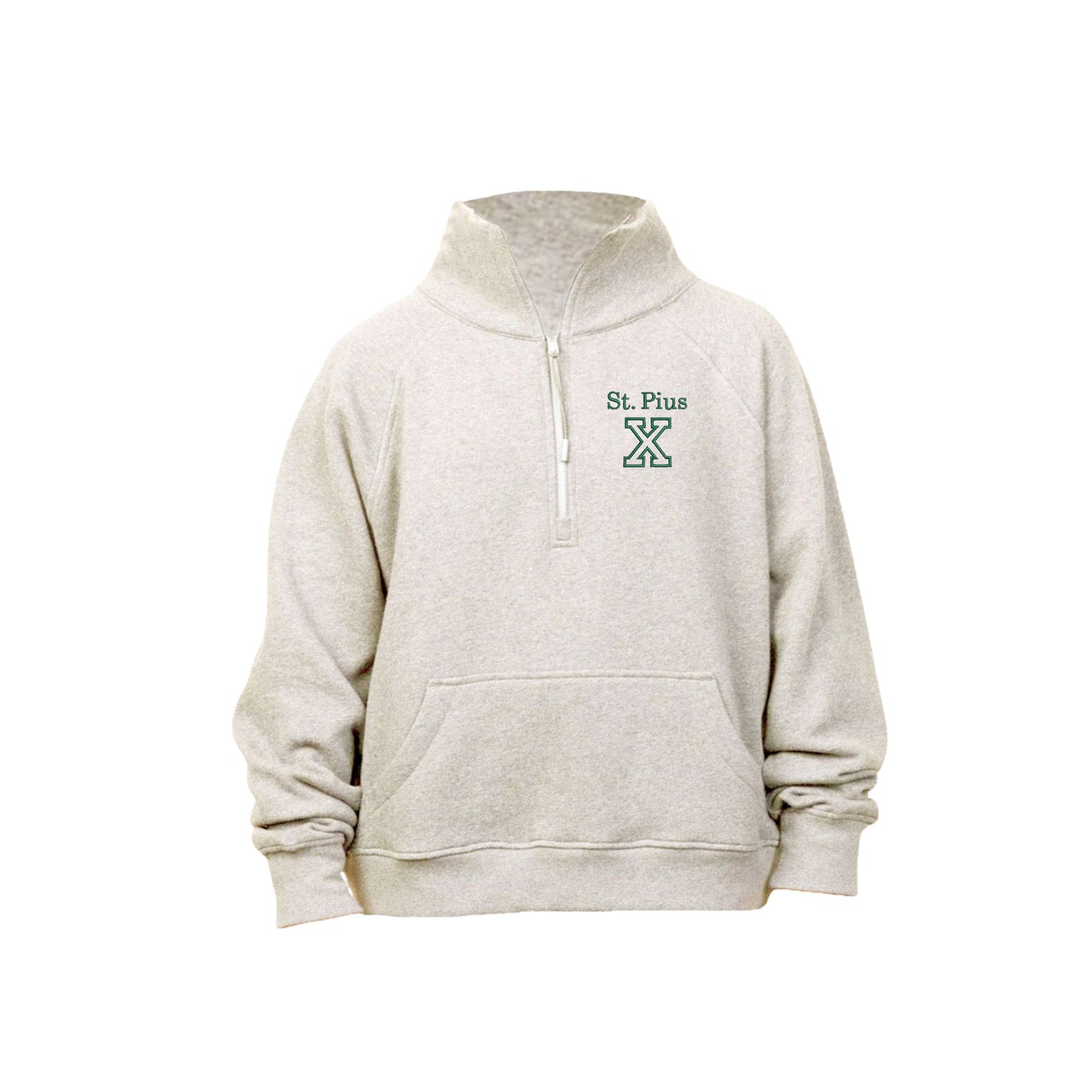 Embroidered St. Piux X Women's Boxy Fit Quarter Zip | SPX EB