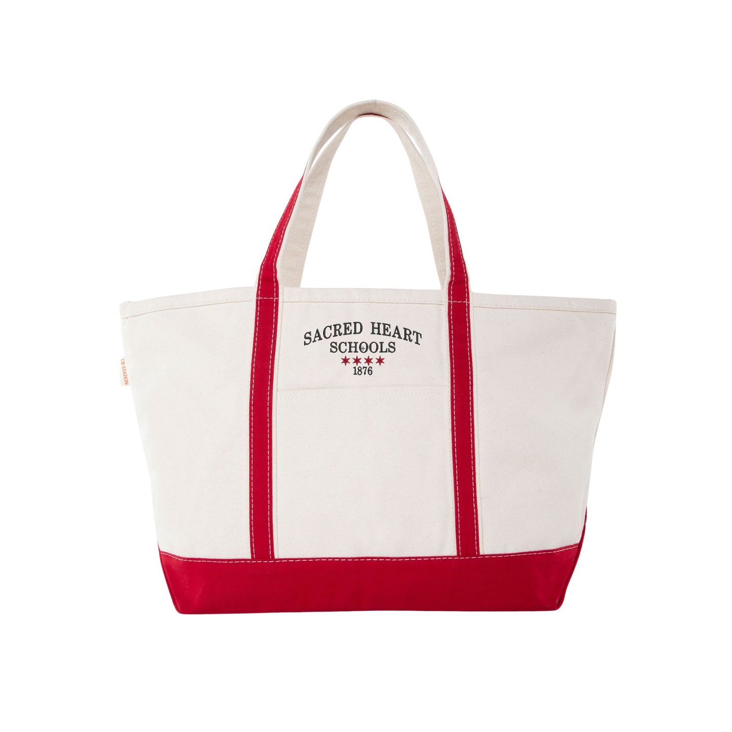 Sacred Heart Schools | Embroidered Large Canvas Tote Bag | SHSE2-B