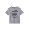Printed Calvary Christian Cougars  Women's Boxy T-Shirt | CCS_S_DTG4