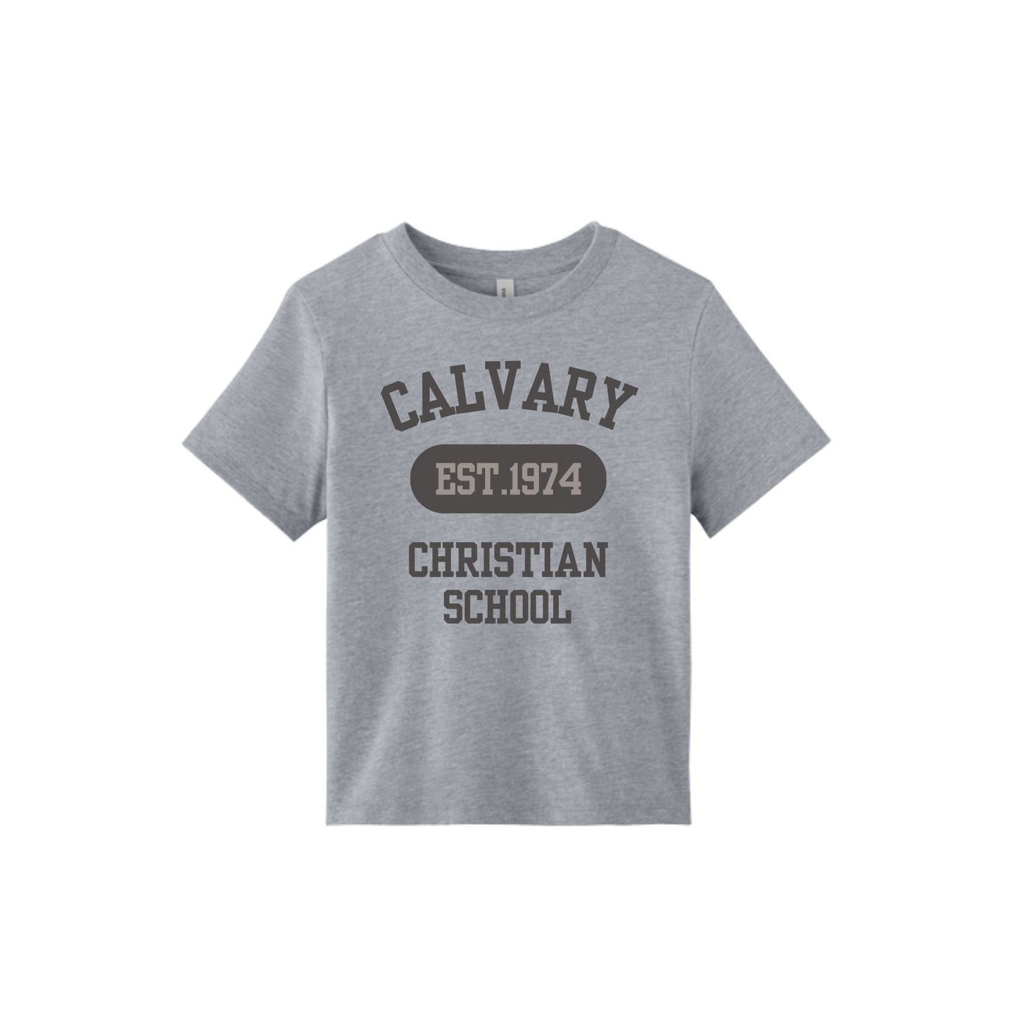Printed Calvary Christian Cougars  Women's Boxy T-Shirt | CCS_S_DTG4