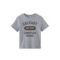 Printed Calvary Christian Cougars  Women's Boxy T-Shirt | CCS_S_DTG4