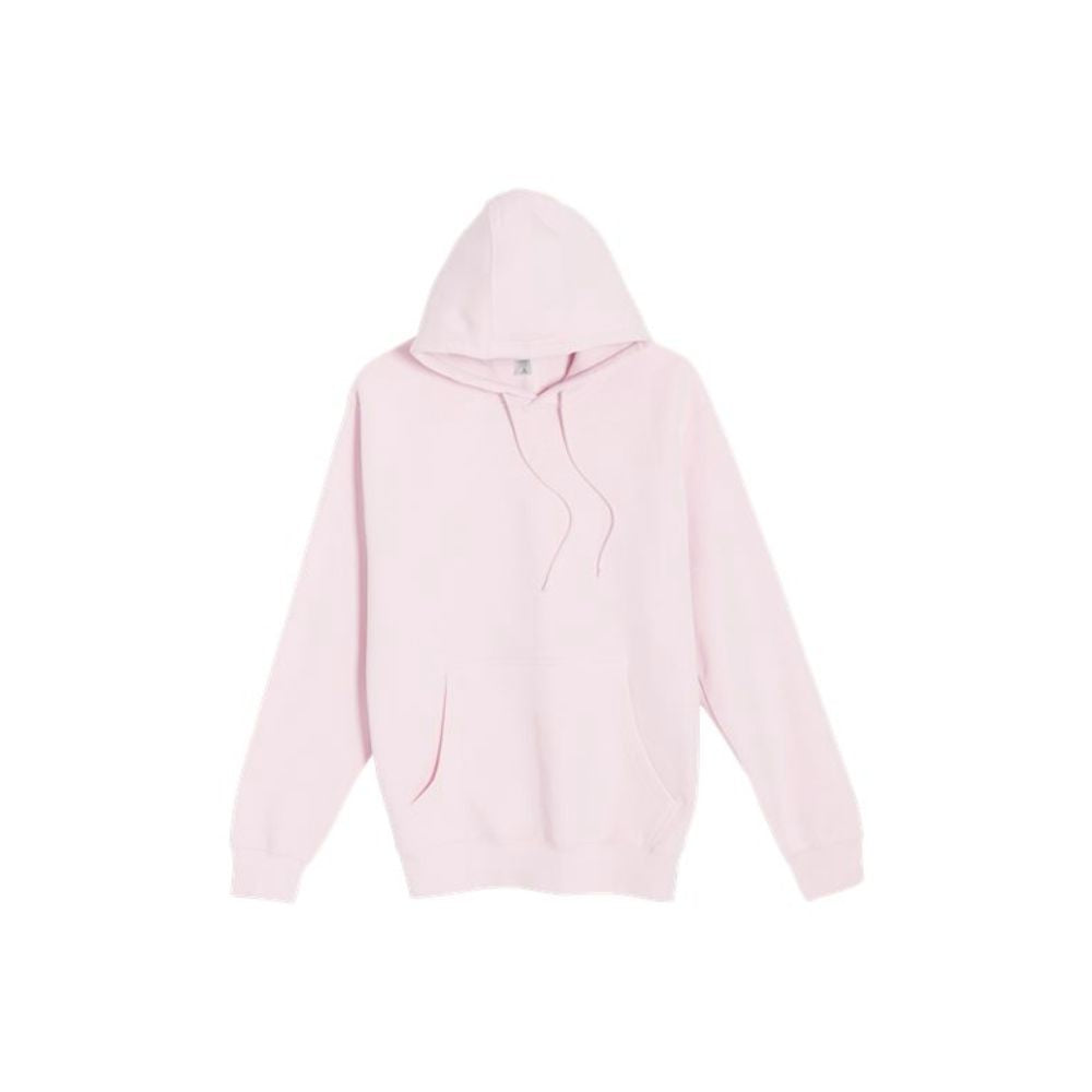 Pink hoodie on a white background