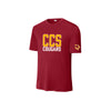 CCS Cougars Short Sleeve Performance Tee | Adult and Youth Fit | CCS_BS26_DTF 2