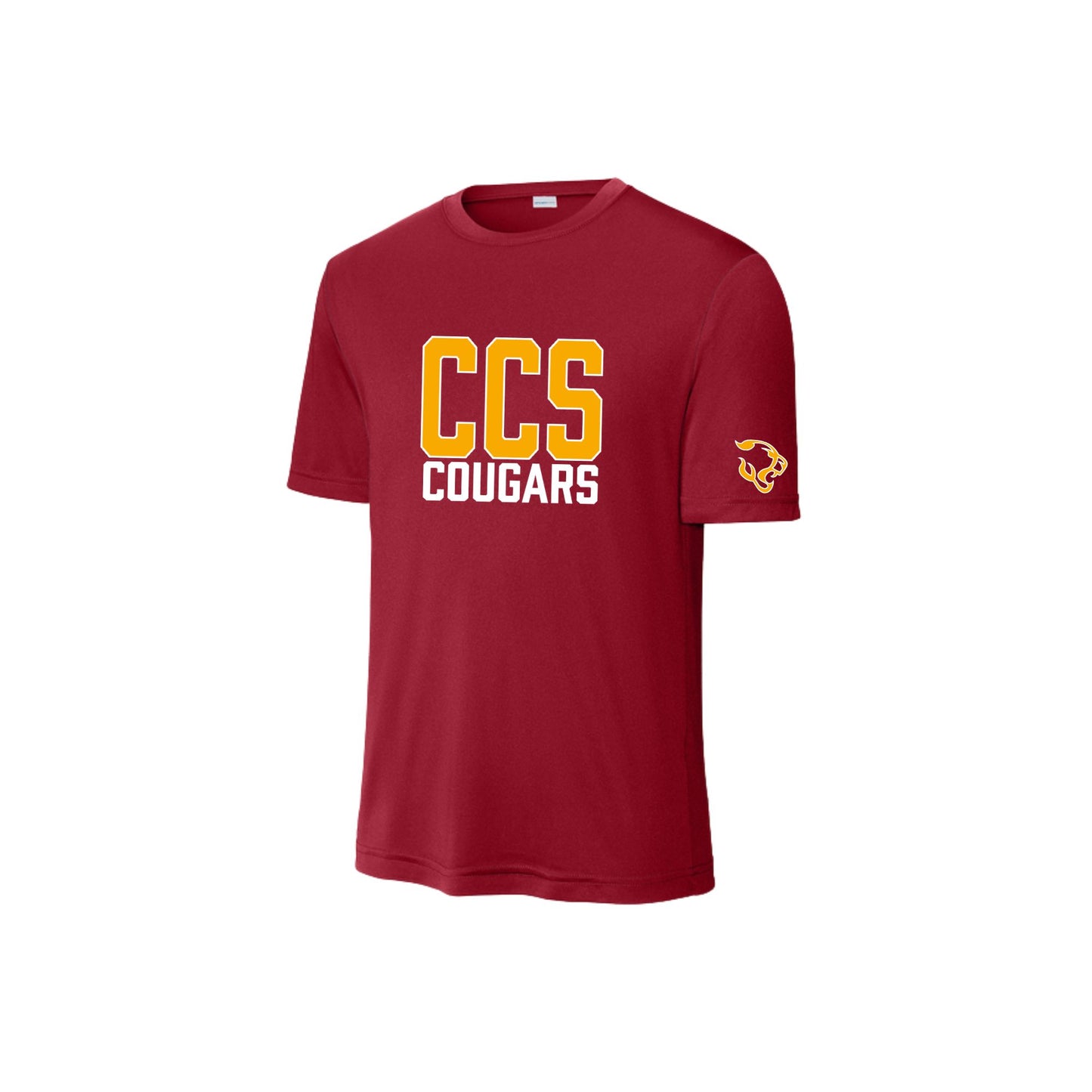 CCS Cougars Short Sleeve Performance Tee | Adult and Youth Fit | CCS_BS26_DTF 2