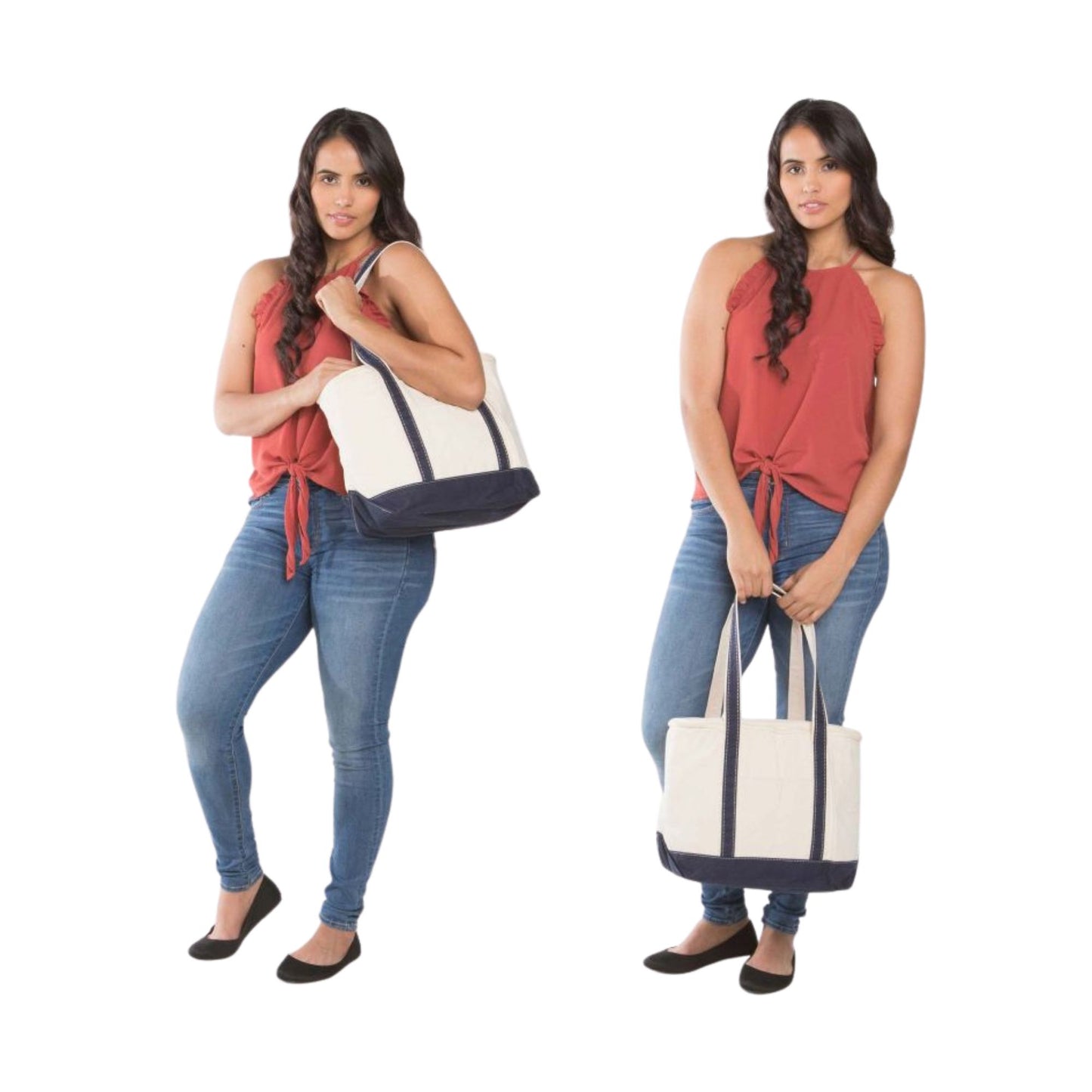 Personalized Large Canvas Lunch Cooler Tote