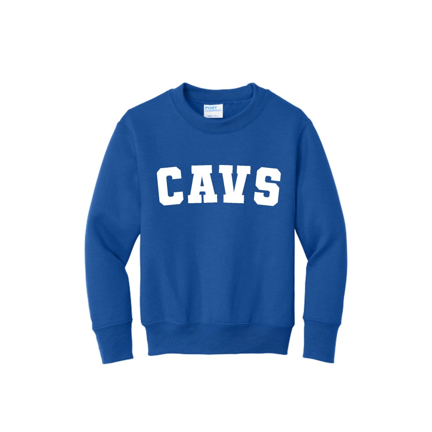 Youth and Adult CAVS Crewneck Sweatshirt | SJS DTF F26-1
