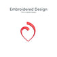 sacred heart schools logo embroidery mockup