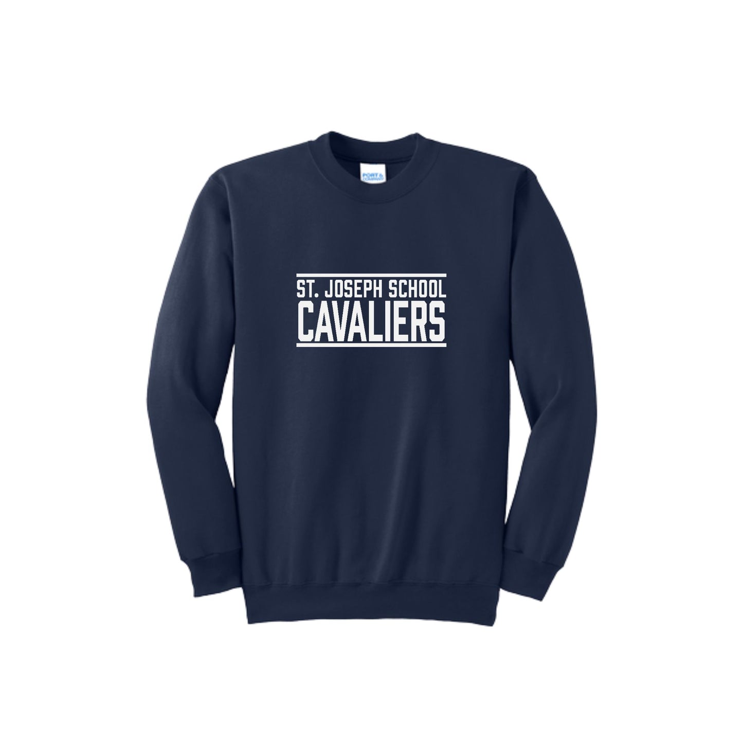St. Joseph Cavaliers Crewneck Sweatshirt | Adult and Youth Fit | SJS DTF 27