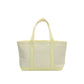 gingham buttercup coated canvas medium tote