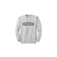 Gray sweatshirt with 'PANTHERS' text on a white background