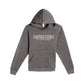 Gray hoodie with 'CAVALIERS St. Joseph School' text on a white background