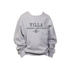 Gray sweatshirt with 'Villa Madonna Montessori' text on a white background