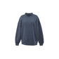 navy mockneck sweatshirt