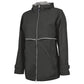 black rain coat