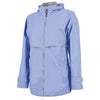 periwinkle rain coat
