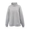 Gray sweatshirt on a white background