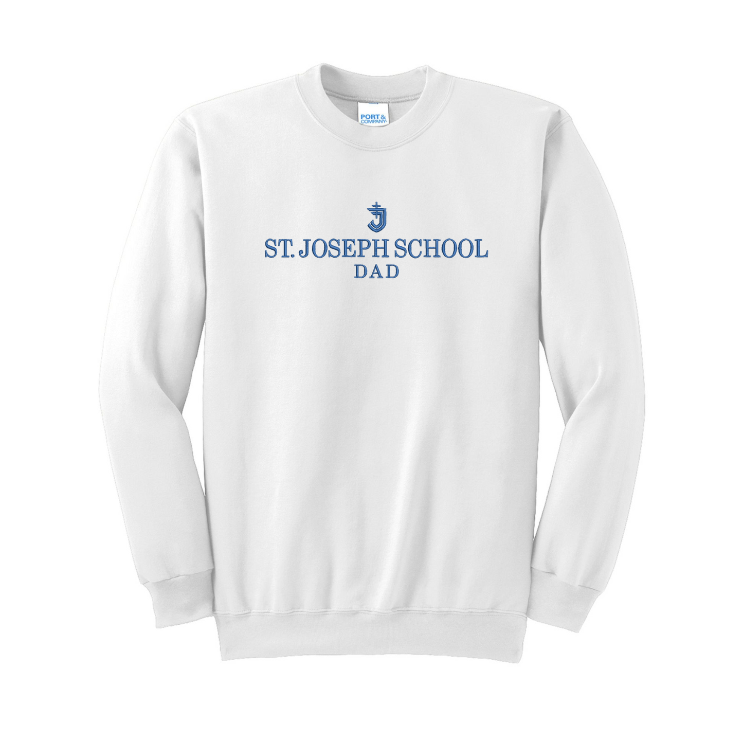 ST. JOSEPH SCHOOL MOM/DAD Embroidered  Sweatshirt | SJSE8-M/D