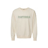 Embroidered Stitched Block Panthers Unisex Garment-Dyed Crewneck Pullover | SPX EG