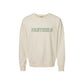 Embroidered Stitched Block Panthers Unisex Garment-Dyed Crewneck Pullover | SPX EG
