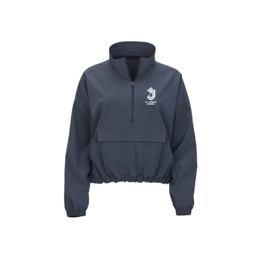 Women's SJS Stretch Woven Quarter-Zip Pullover | SJS E00