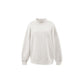 White sweatshirt on a white background