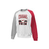 Printed Distressed Cougars Swim Colorblock Crew | CCSDTG19