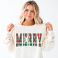 Plaid Merry Crewneck Sweatshirt